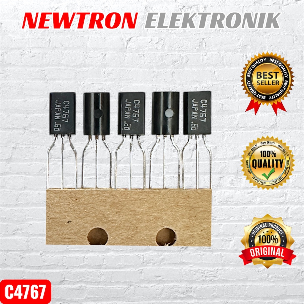 C4767 SC4767 2SC4767 4767 12V 0.8 WATT VHF TR108 Transistor Driver pengganti C2053 SC2053 2053