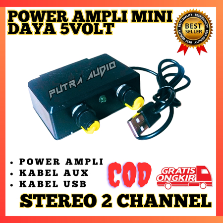 POWER AMPLI MINI DAYA 5VOLT POWER MINIATUR AMPLI MURAH