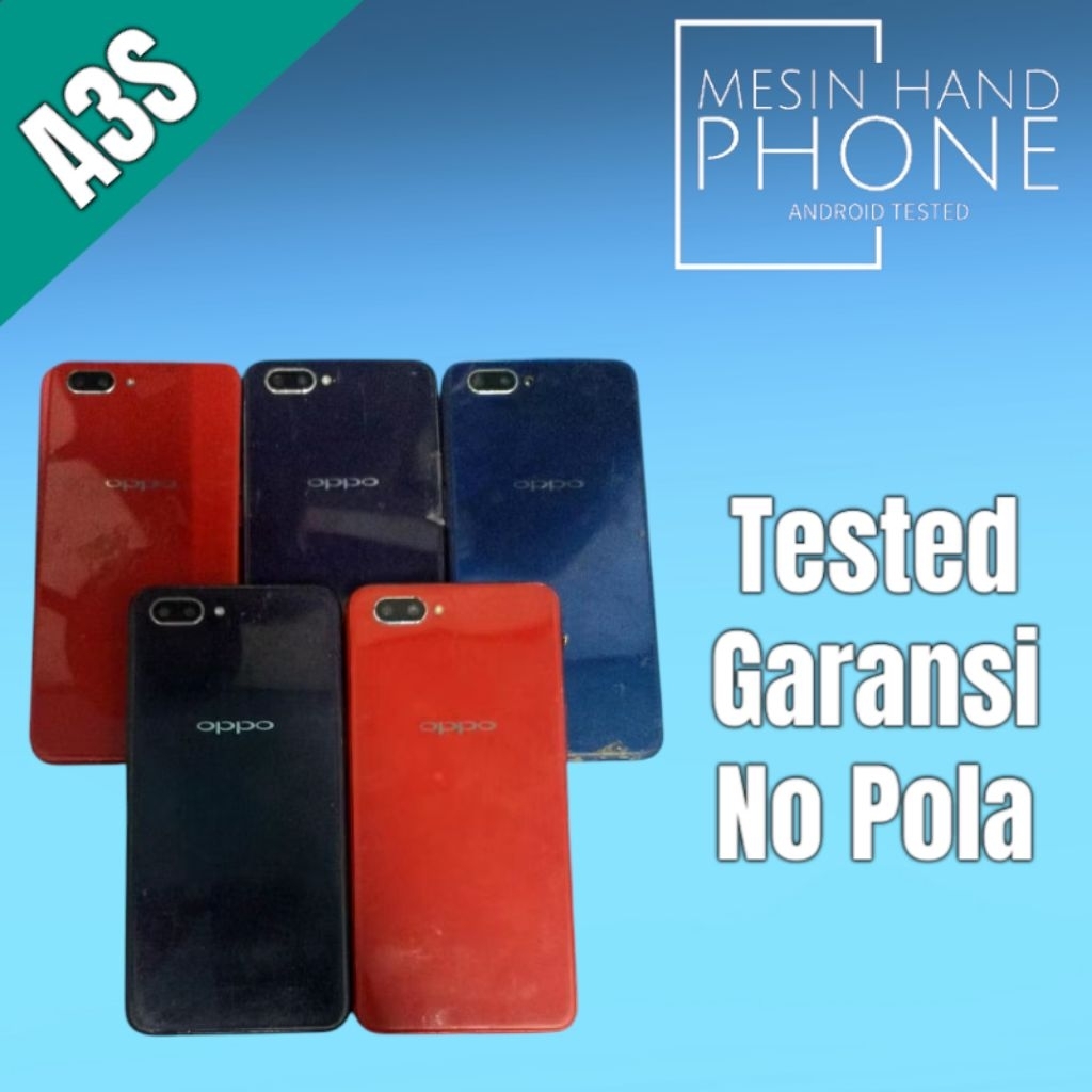 Mesin Oppo A3S Normal Minus LCD No Pola | Android Tested