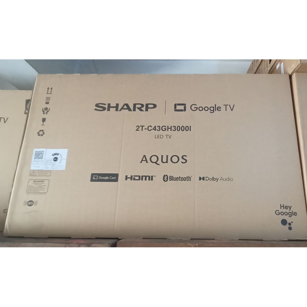 led sharp 32 43 inci smart tv digital aquos garansi 5 tahun youtube internet hdmi usb movie dvb t2 d