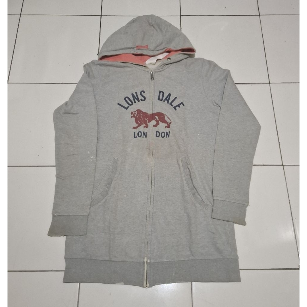 (SIZE L) jacket hoodie lonsdale original