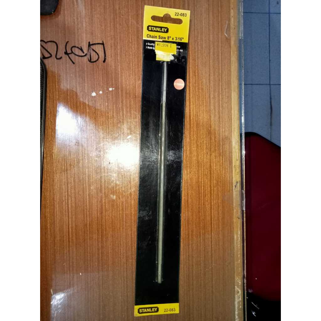 Kikir chainsaw 8" x 3/16" STANLEY/file chainsaw/kikir senso/kikir bulat chainsaw