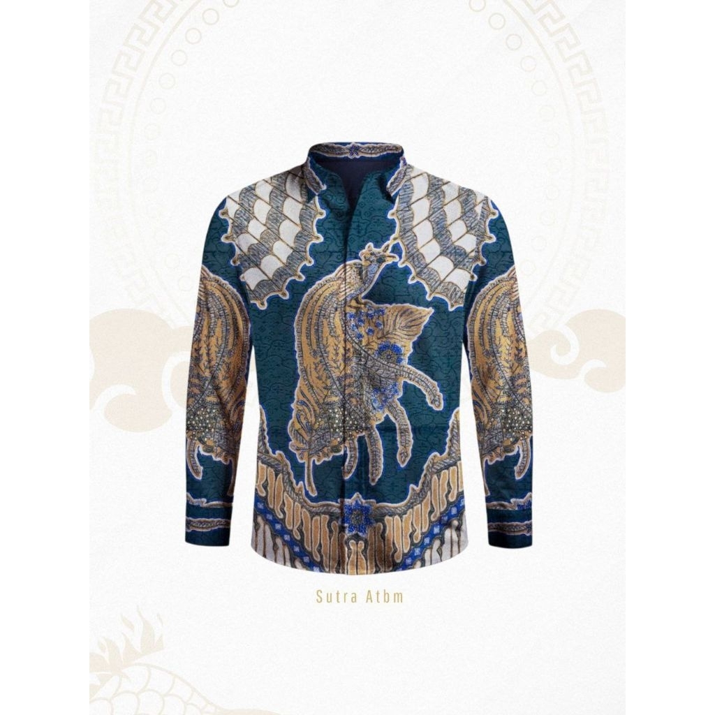Kain Batik Tulis Sutra Asli Motif Mewah - Kemeja Batik Pria Elegan
