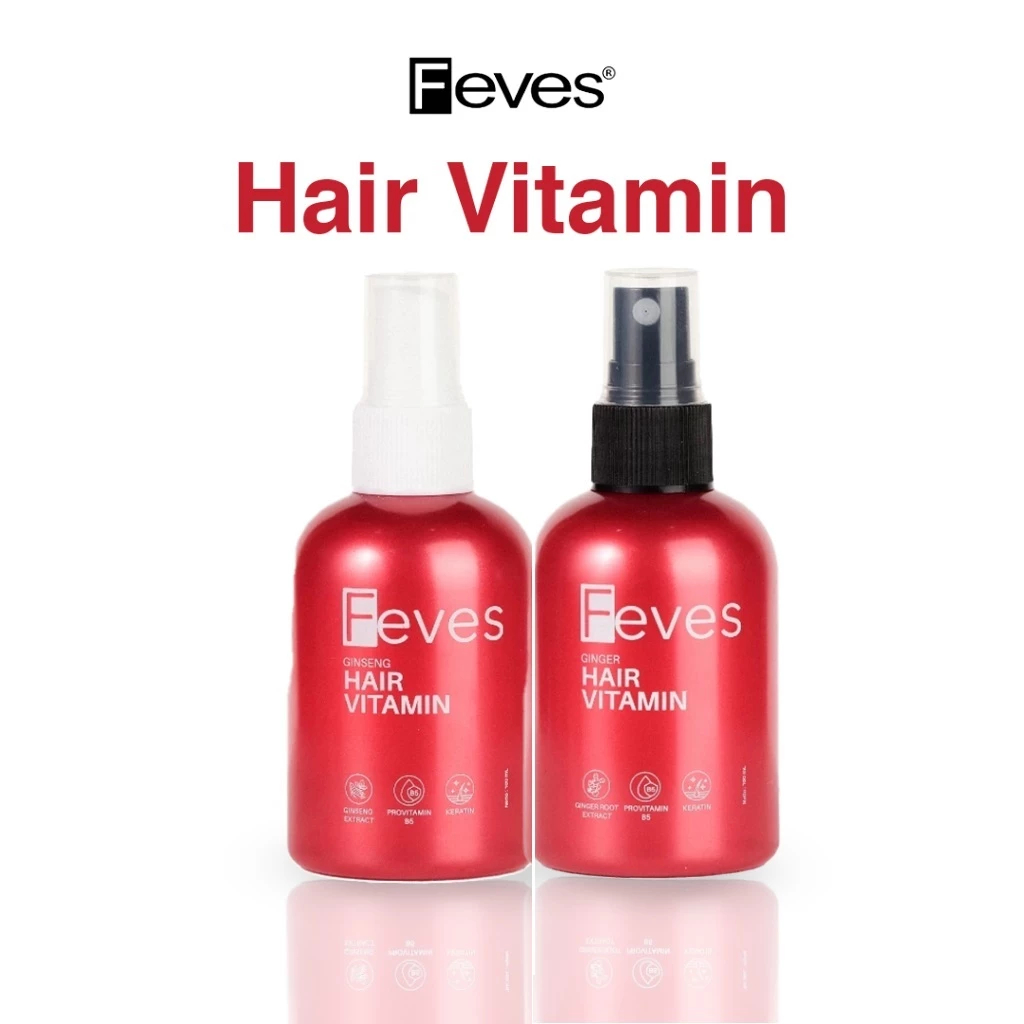 FEVES Hair Vitamin 100ml SERIES - Vitamin Rambut Murah - Vitamin Semua Jenis Rambut