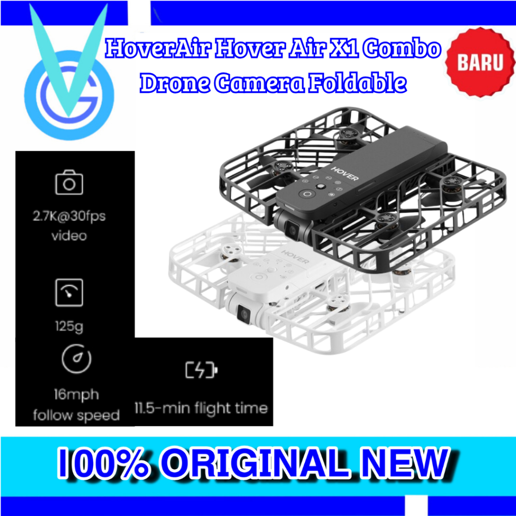 Drone HoverAir Hover Air X1 Combo Drone Camera Foldable