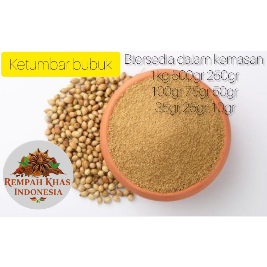 Ketumbar bubuk / Bubuk coriander powder / Bubuk ketumbar