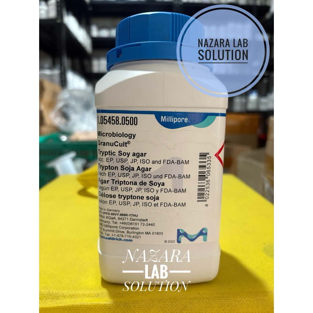 TRYPTIC SOY AGAR / TSA FOR MICROBIOLOGY MERCK 105458 500GR