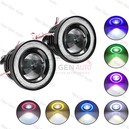 Sepasang Lampu Led Foglamp Angel Eyes Mobil Avanza Xenia Calya Sigra Agya Vios Etios Innova Ertiga