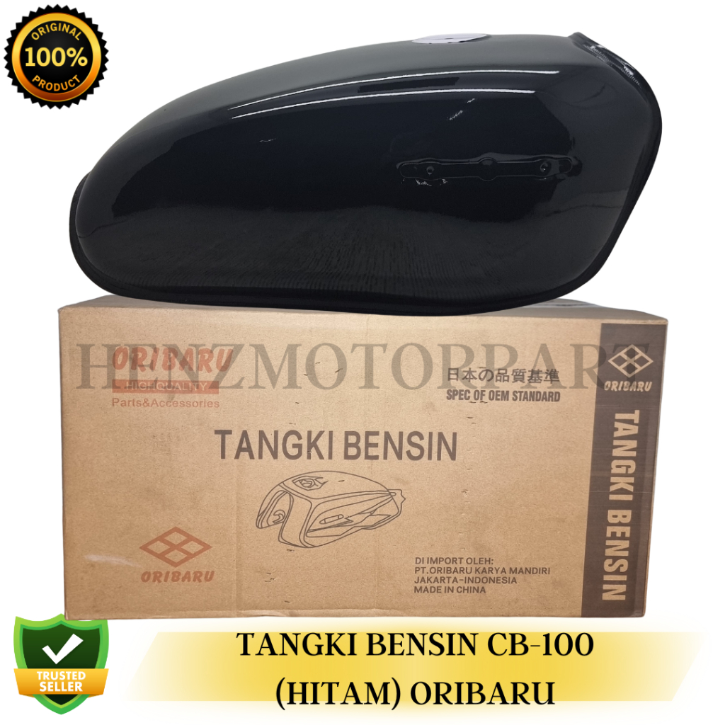 TANGKI BENSIN CB 100 TENGKI CB100 HITAM ORIBARU