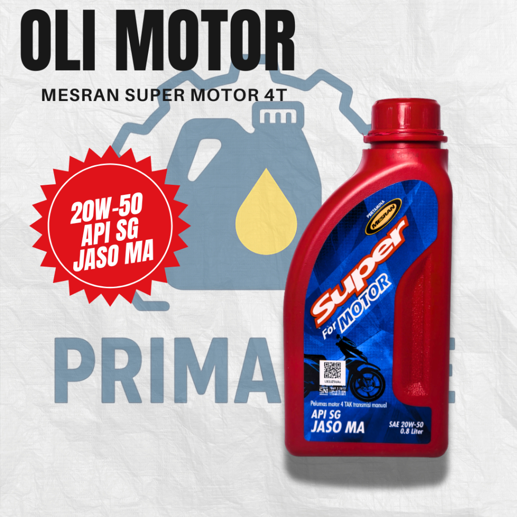 Mesran Super Motor 20W-50 1 Dus (24 botol)
