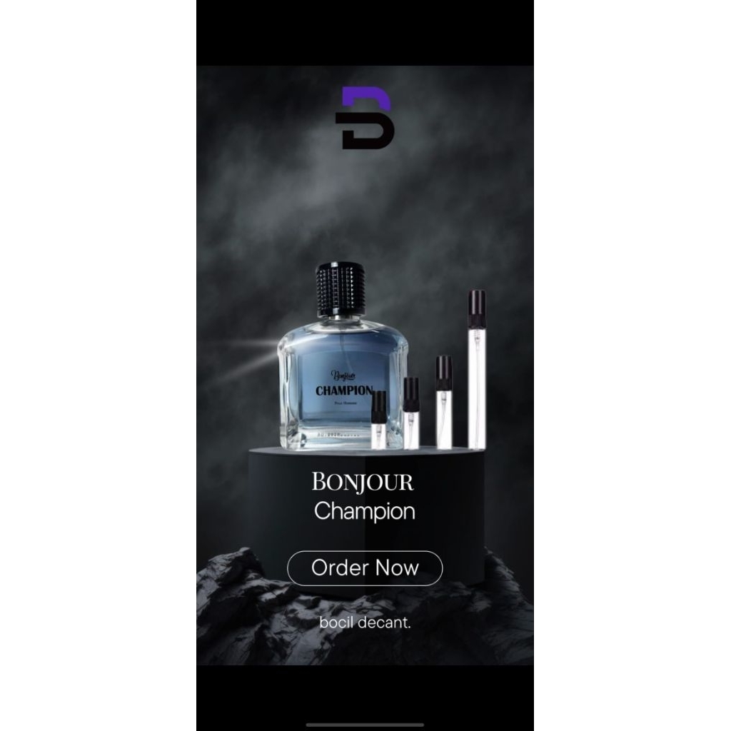 decant bonjour champion