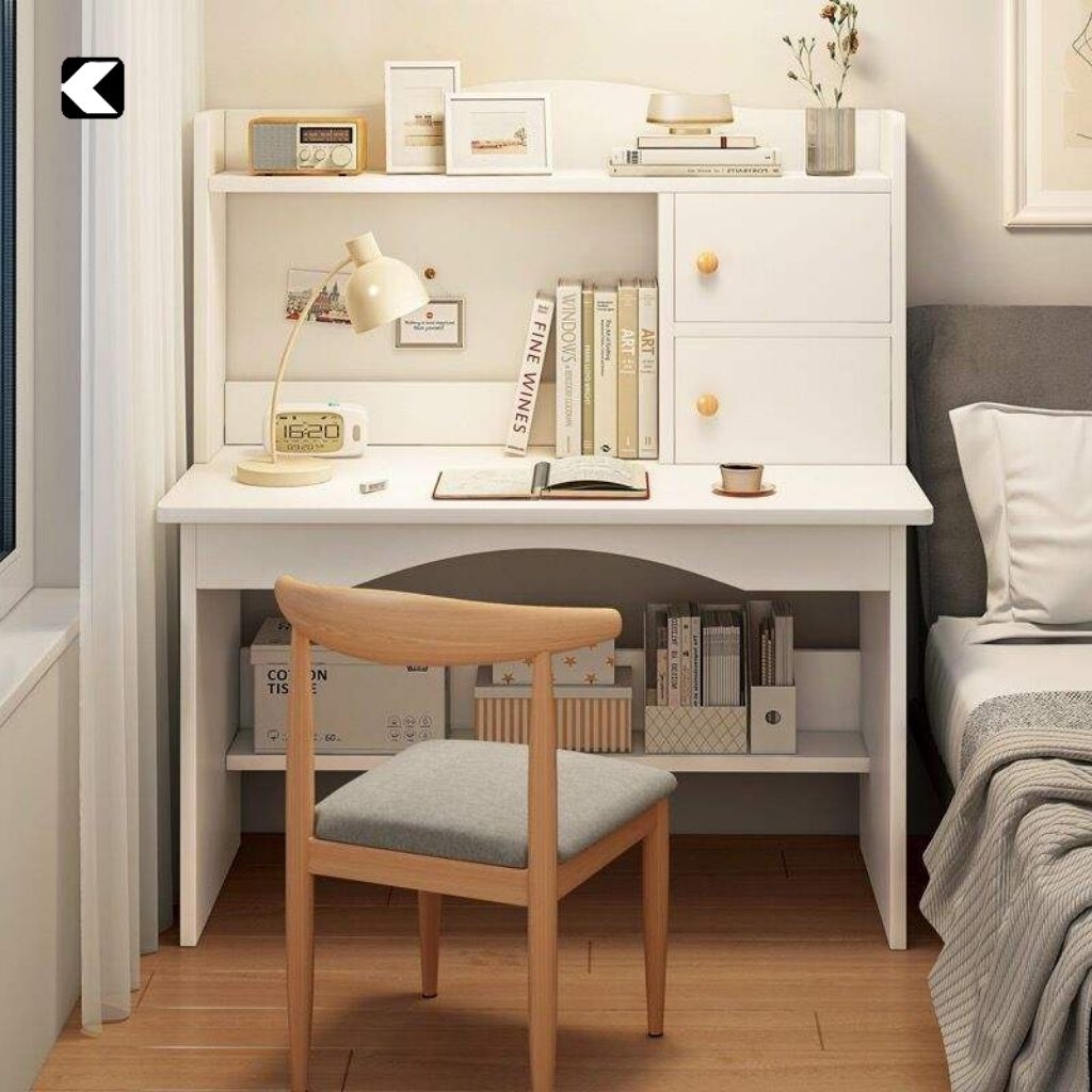 MEJA BELAJAR MINIMALIS MEJA BELAJAR KAYU MEJA KERJA MINIMALIS MODERN MEJA KANTOR PUTIH