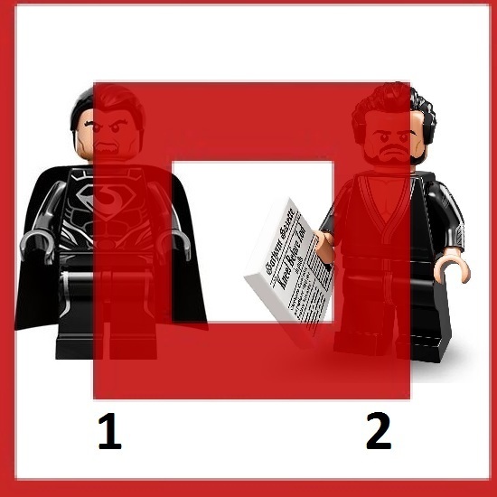 DC Superman General Dru Zod Kryptonian Action Figure Mini Action Figure Mini