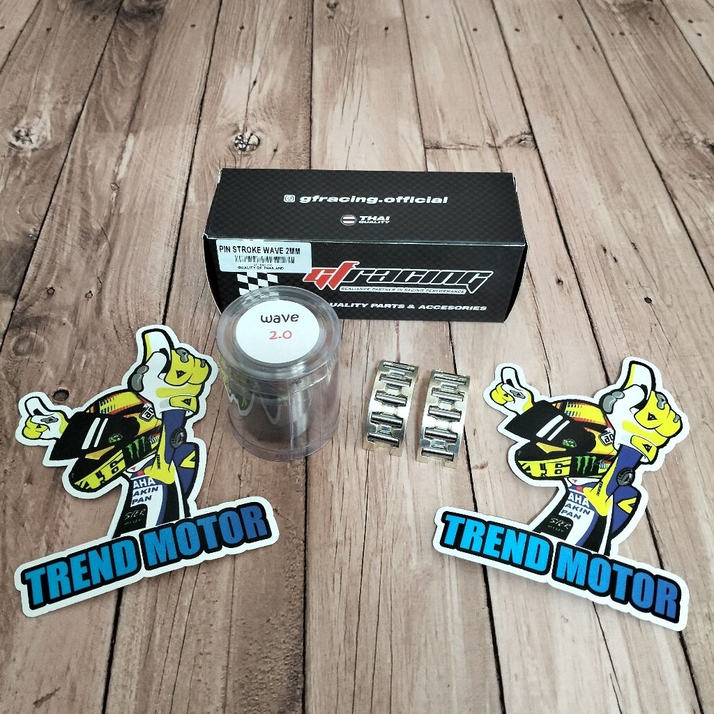 Pen Struk Pin Stroke + Laher Belah GF RACING Supra x Lama Supra Fit Supra X 125 Kharisma Revo Absolu