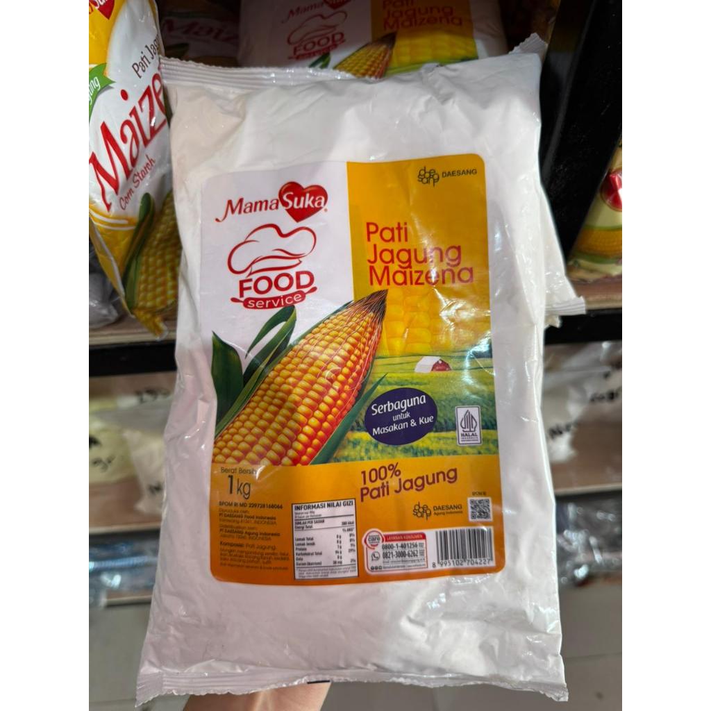 Mamasuka Maizena Tepung Jagung 1KG - Tepung Maizena Premium