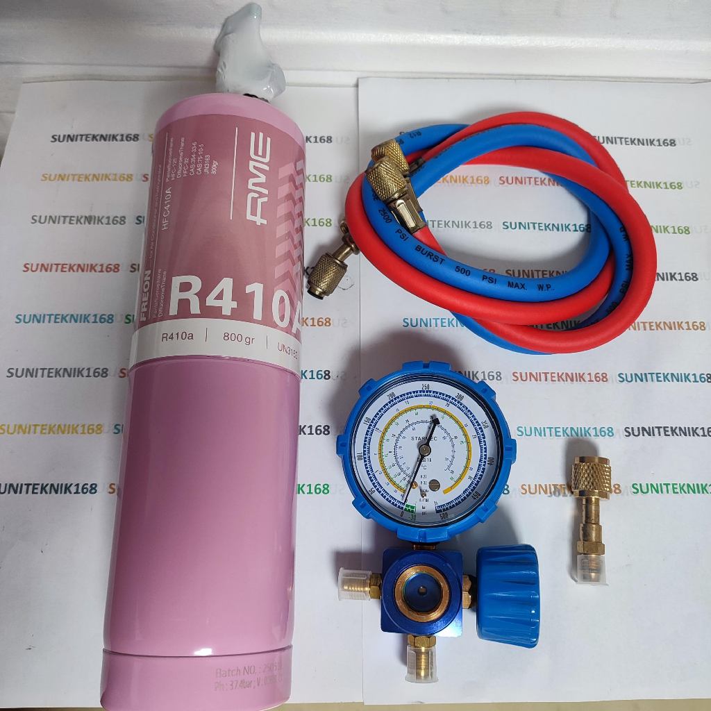 PAKET PENGISIAN FREON AC R 410a