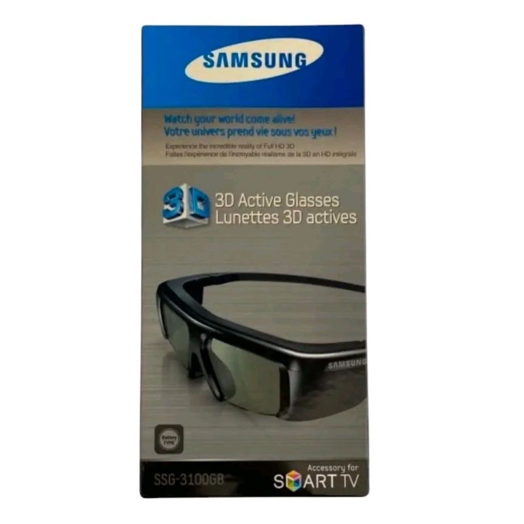 Kacamata 3D Aktif Samsung SSG-3100GB | Active glasses lunettes 3100 gb smart tv
