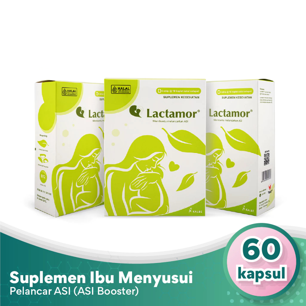 Lactamor Asi Booster 6 blister @ 10 cap / Pelancar Asi