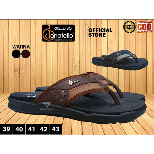 DONATELLO sendal jepit casual pria laki laki dewasa ringan kuat terbaru original