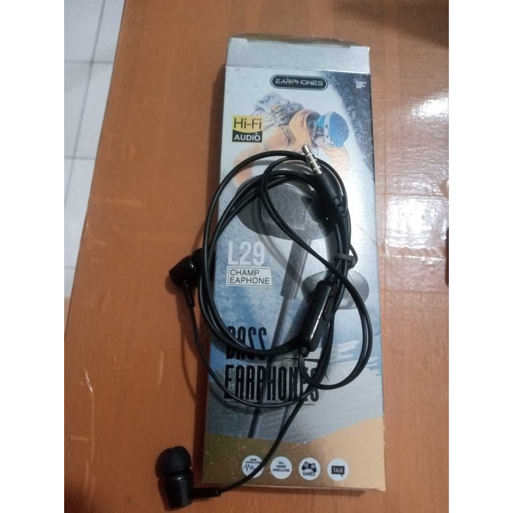 Handsfree Headset limax Earphone L29 Earphone Headset L29 Champ Eaphone Handset Handsfree L29