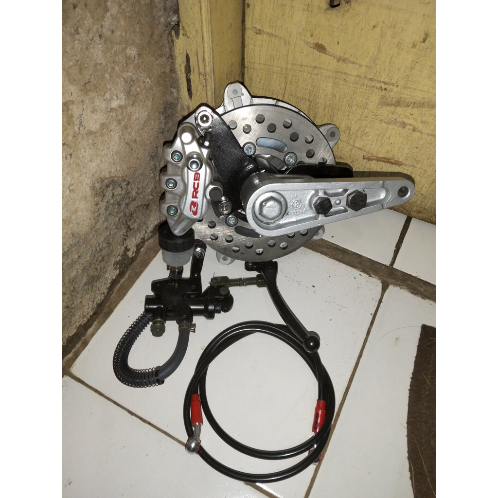 Cakram set depan fork 3 vespa super sprint ps strada