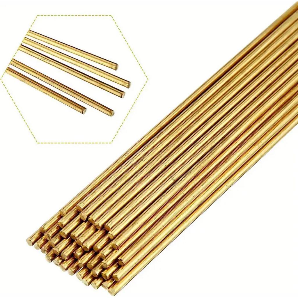 Kawat Las Kuningan 4.0 mm / Bronze Tig Rod 4.0 mm / Kawat Las Patri Kuningan 4.0 mm