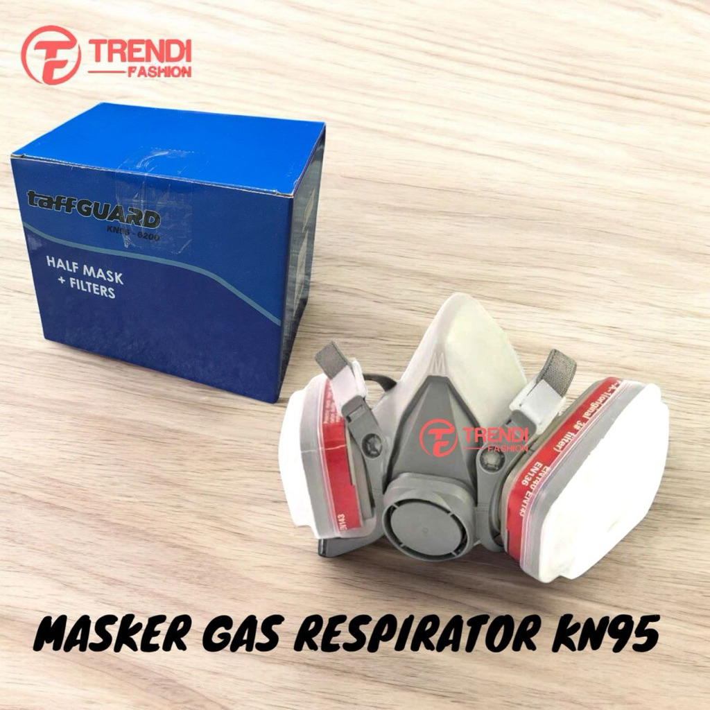 Masker Gas Half Mask Respirator KN95 Masker Filter Masker Pabrik