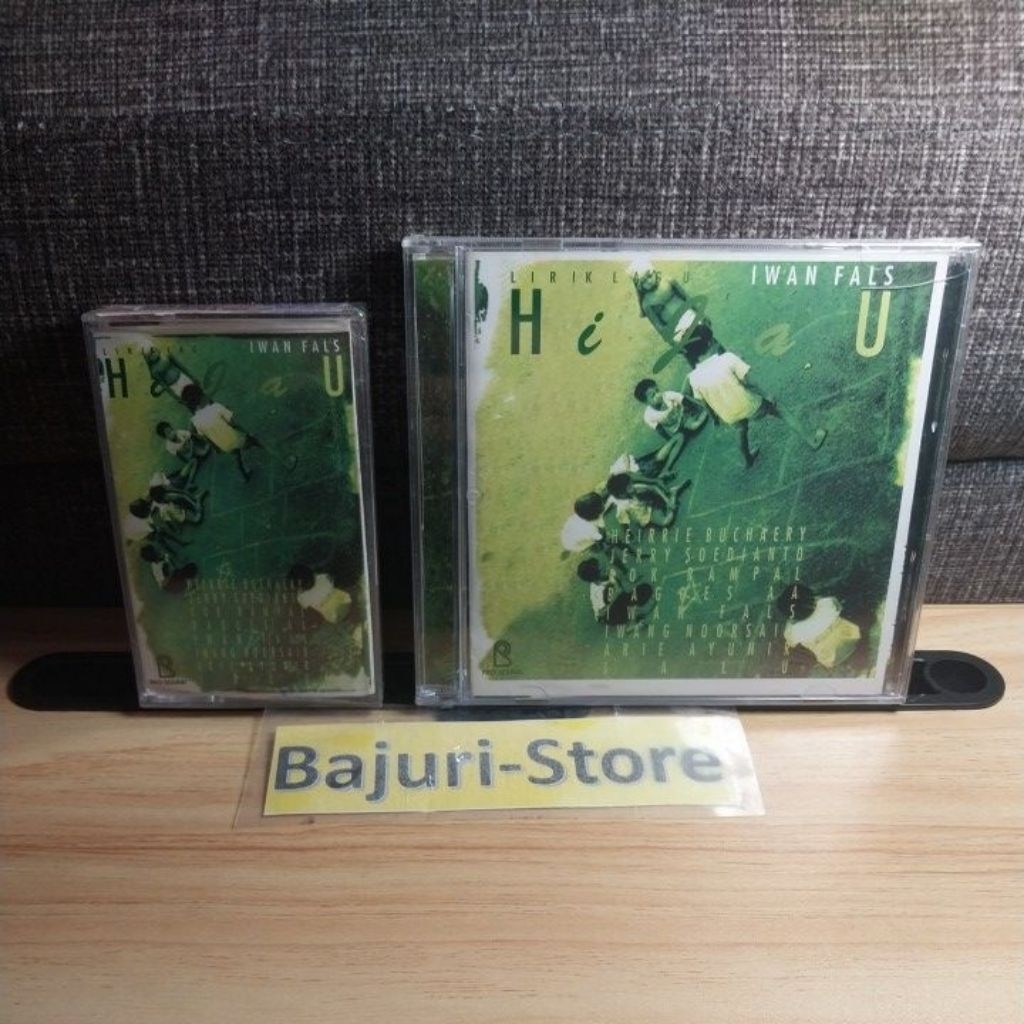 CD "Iwan Fals" + Kaset Pita "Iwan Fals"/Album "Hijau"/Sepaket CD & Kaset/Segel/Sealed/Otiginal/Rare/