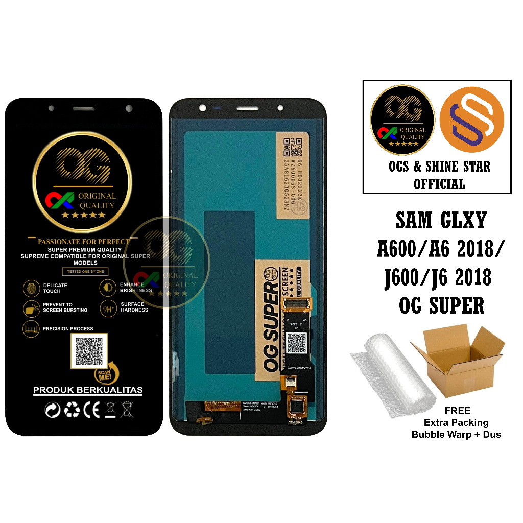 LCD TOUCHSCREEN SMS J6 / J600 / J600G / J600F / J6 2018 / A6 / A600 / A600F