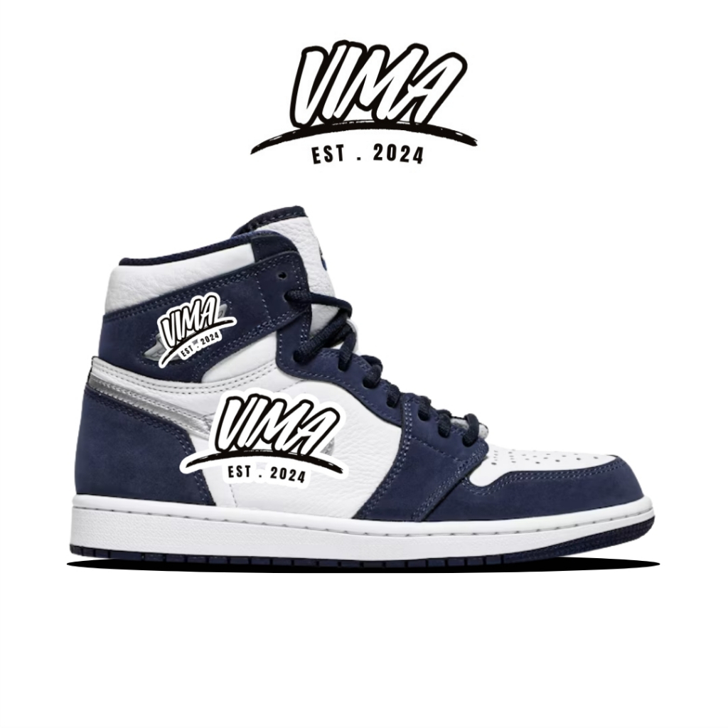 Sepatu AJ 1 Retro High CO.JP Midnight Navy