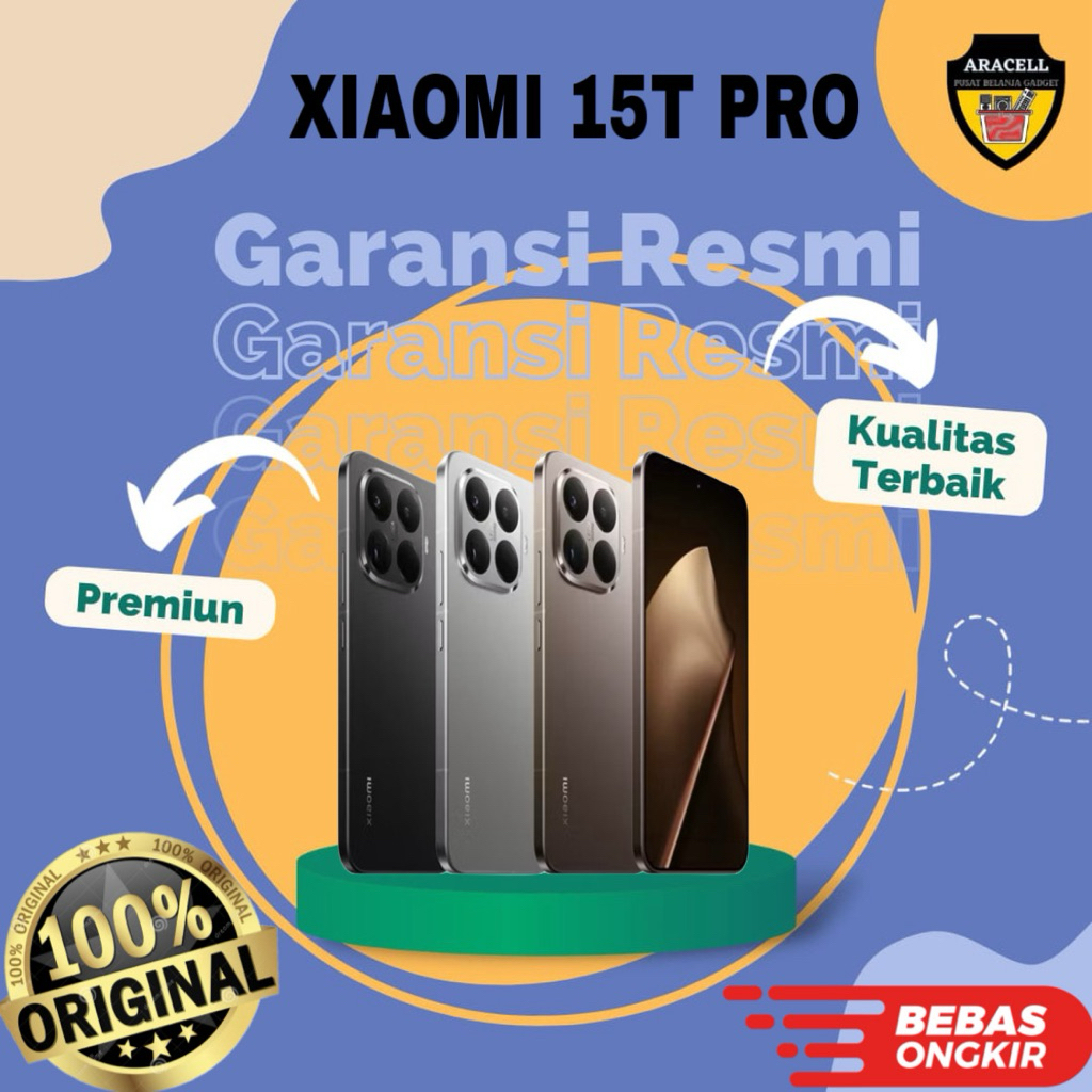 Xiaomi 15T Pro 5G 12/512 & 12/1Tb 100% Original garansi resmi xiaomi