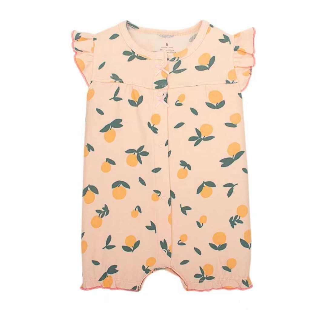Jumper Romper Jumpsuit Pendek Impor Bayi Anak Laki Laki Perempuan / Baju Kodok Bayi Baru Lahir