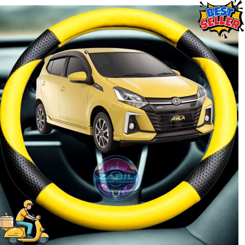 Sarung setir mobil AYLA sarung stir mobil AYLA cover setir mobil bungkus sarung stir mobil ayla BISA