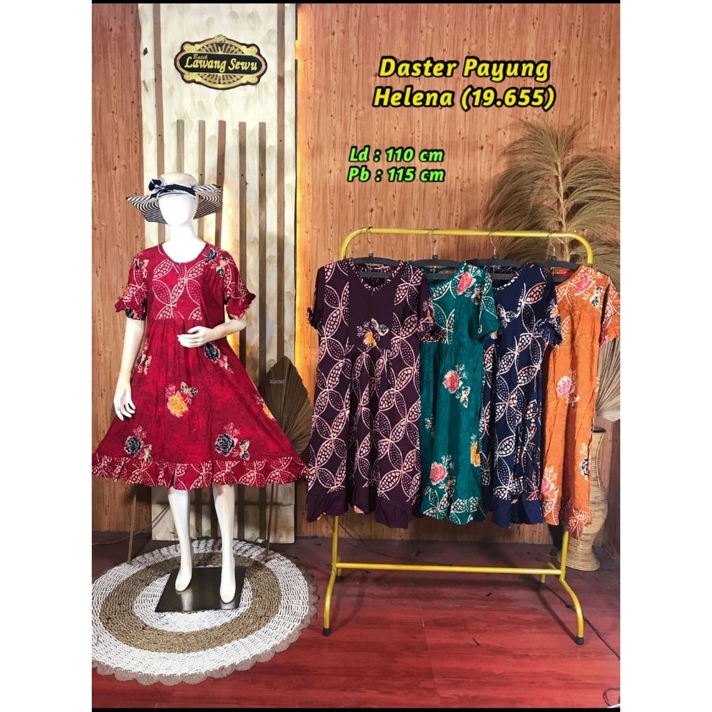 Homedress Daster Lawang Sewu Batik Katun Premium Busui