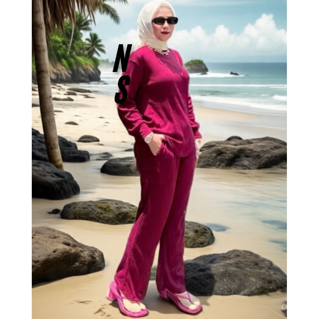 stelan wanita Korean style/ wanset wanita Korea style/ wanset knit premium Korean style/ wanset keki