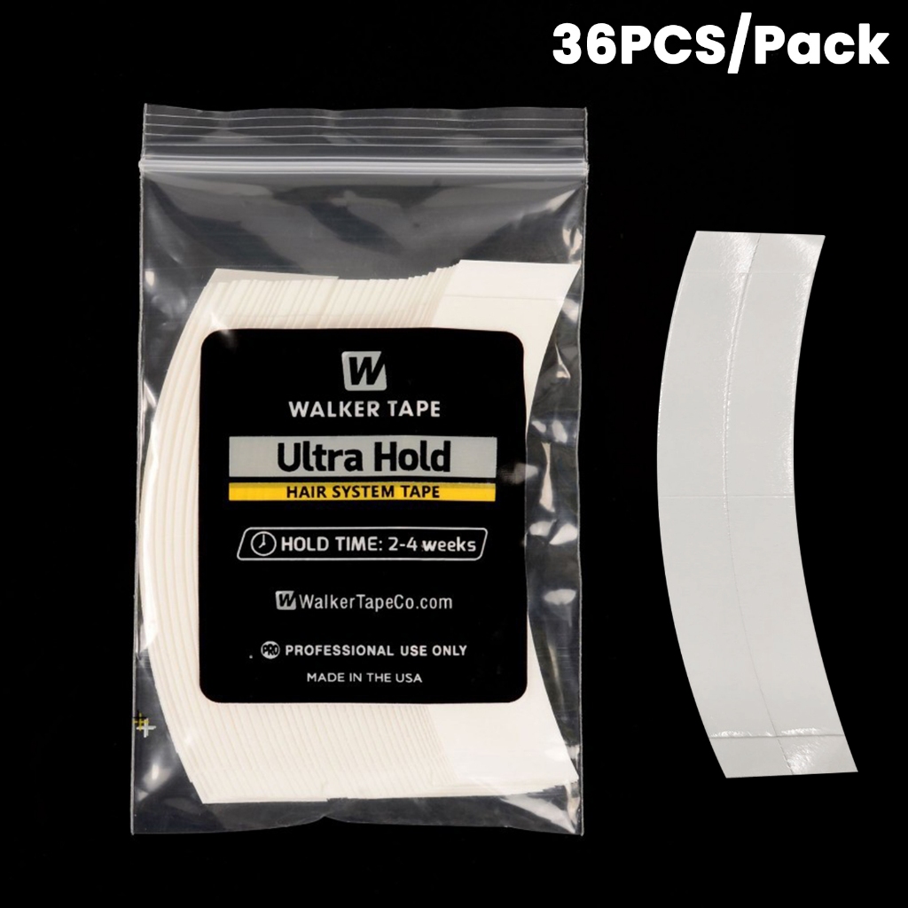 36 PCS Perekat Khusus Kulit Kepala Rambut Double Tape Perekat Double Tape Rambut Palsu Tahan Lama Ku