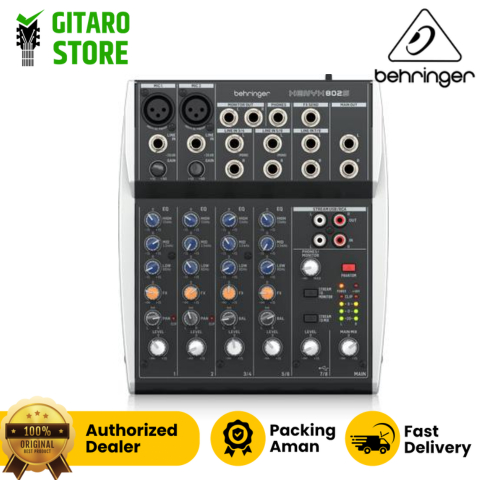 Audio Mixer Behringer Xenyx 802S Xenyx 802 S with USB Streaming Podcast Recording