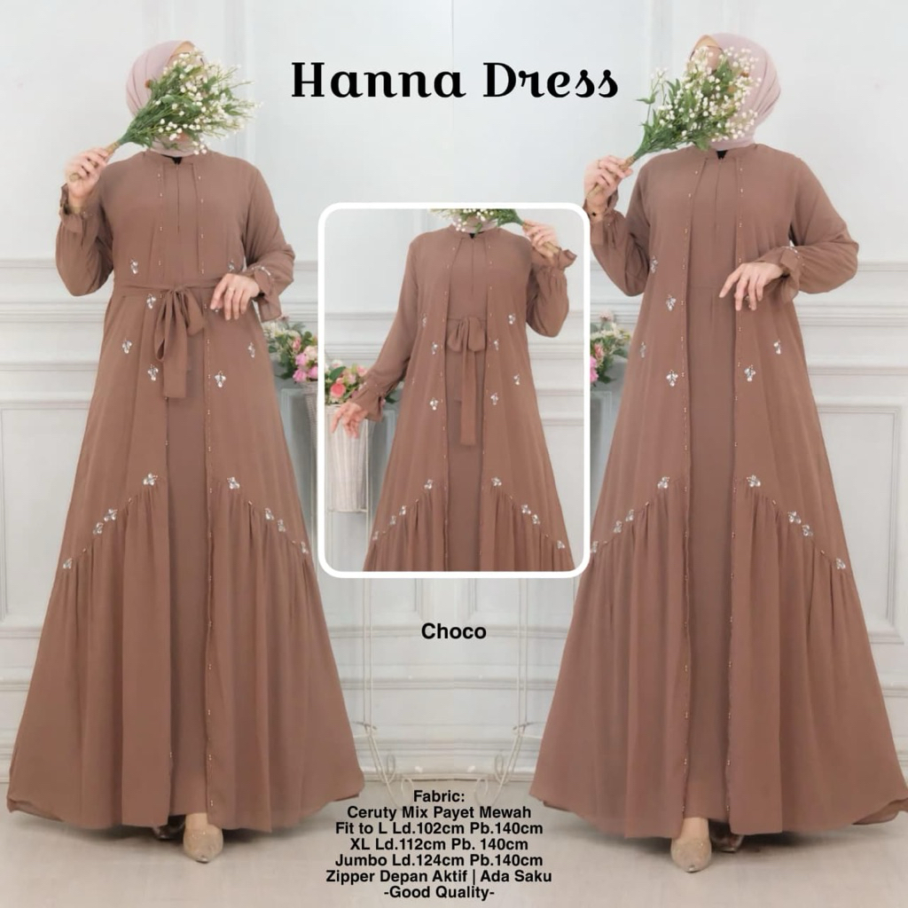 Dress hanna Ceruty Mix Payet 2026 by:Zayaa