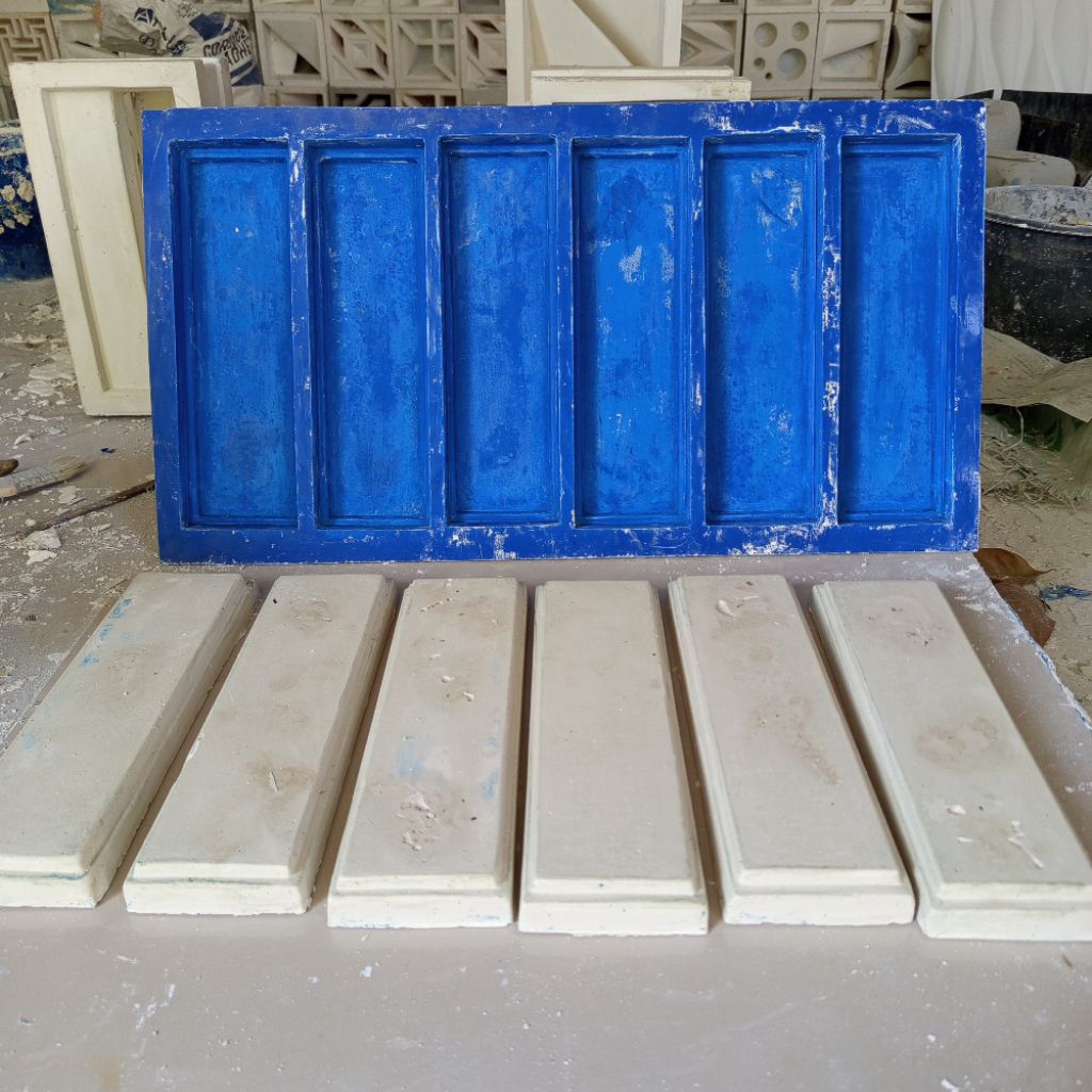 Cetakan bata tempel  7×25 tebal 2 cm isi 6 pcs