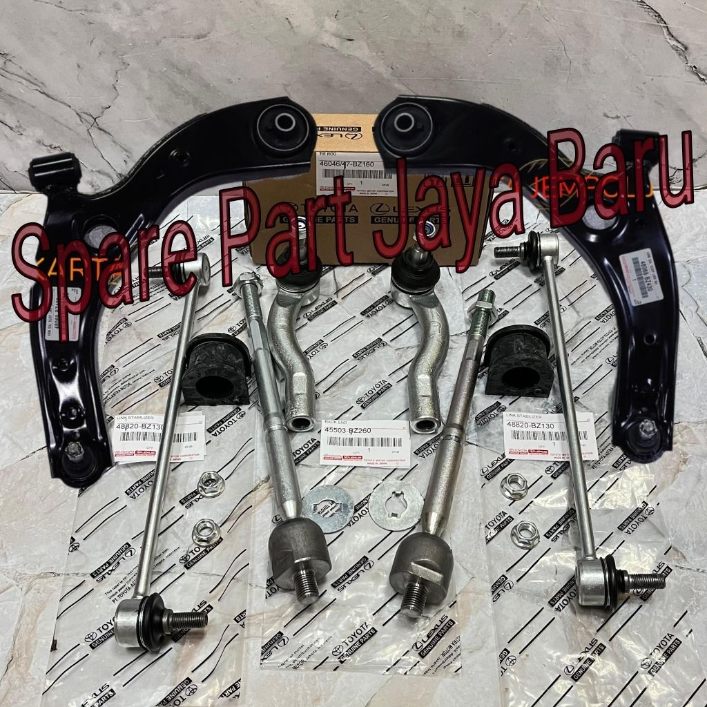 Paketan komplit kaki kaki Depan Toyota Avanza Xenia Veloz 2022 Keatas 10pc Tie Rod End Long Tie Rod 
