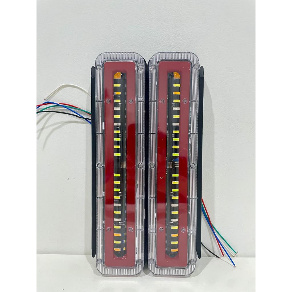 Lampu Rem Truk 24 Volt Truck Model RGB-30 Senja Nyala Running RGB Rem Nyala Kedip / Stop Lamp LED 24