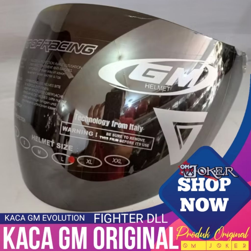 Kaca Helm GM Evolution GM FIGHTER Original Kaca Helmet model GM universal