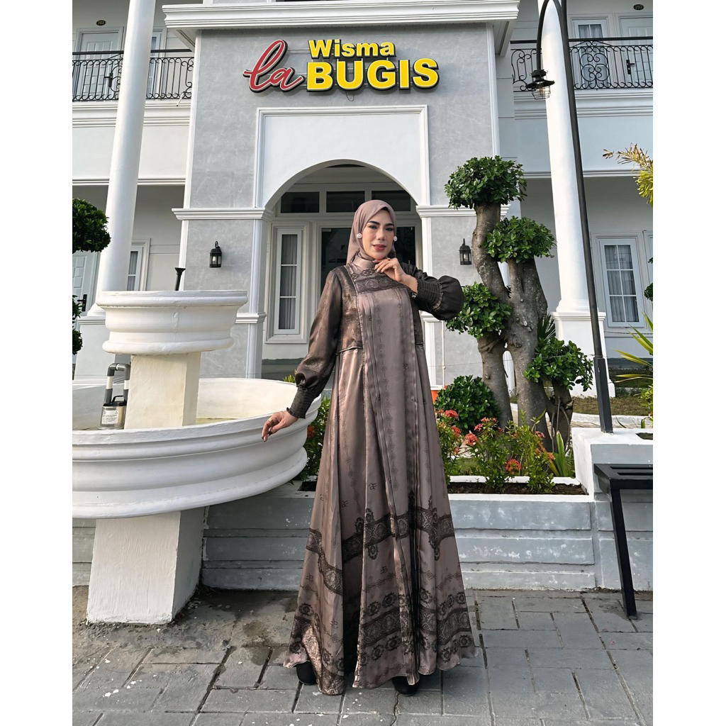 Gamis syari brand elva syari set syari set by elva sracf