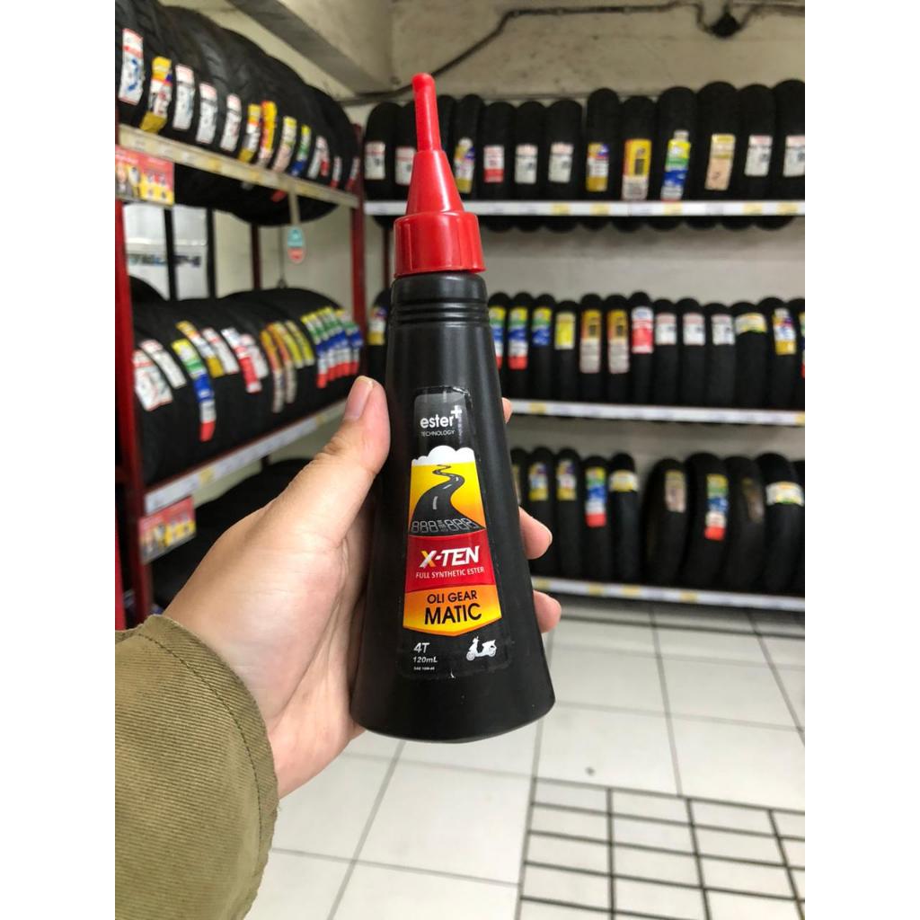 X-TEN Full Synthetic Ester – Oli Gear Matic (4T 120ml) oli gardan cocok untuk matic