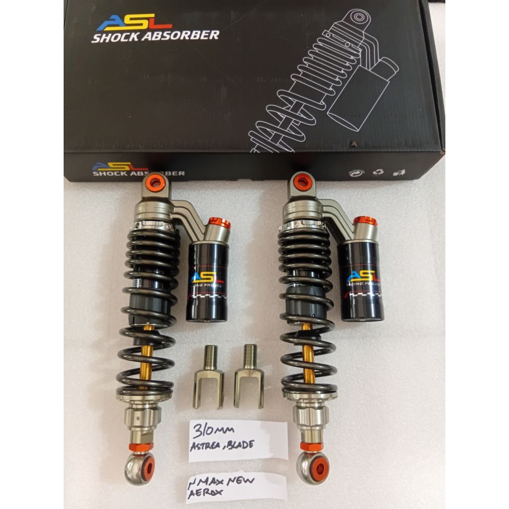 Shock ASL N-max new /Aerox Grey Silver.