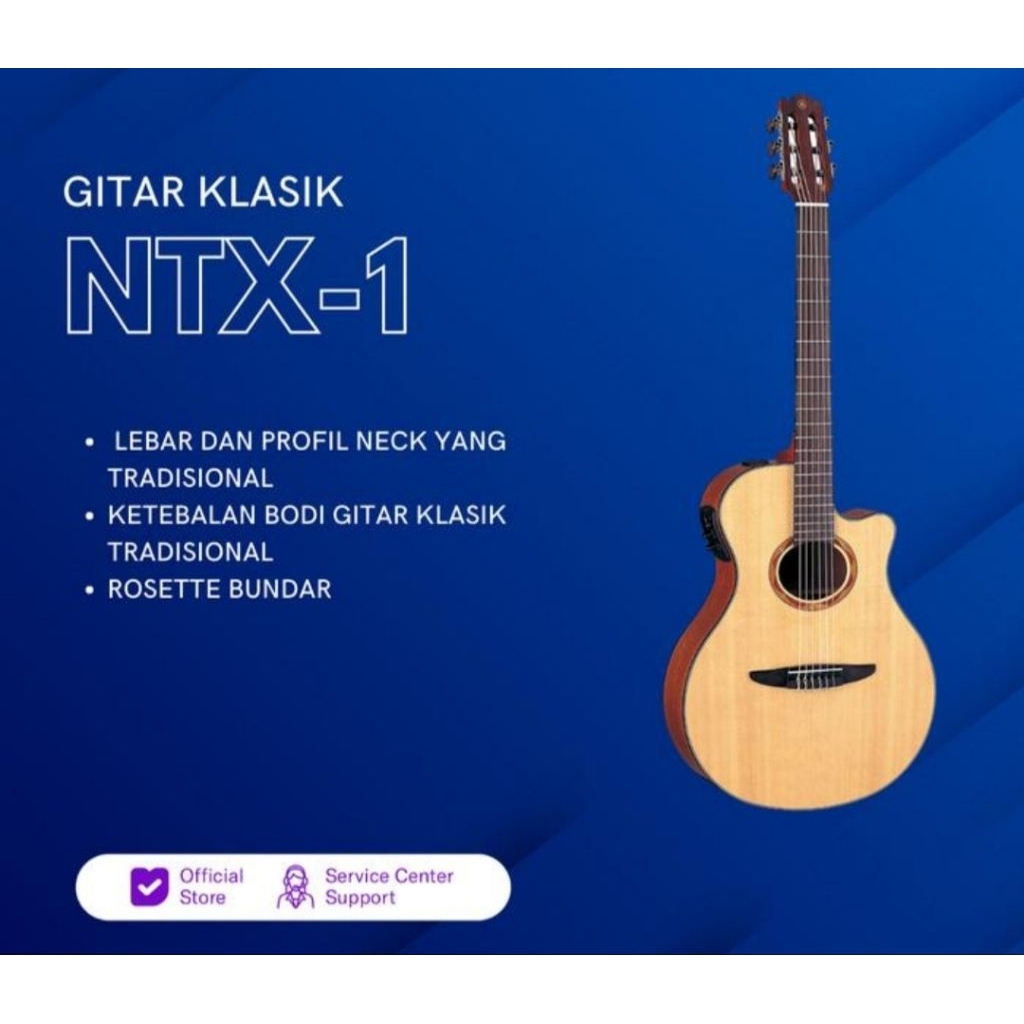 GITAR YAMAHA ORIGINAL NCX1/NCX1-C/NTX1 (FREE STRAP GITAR IMPORT & PICK GITAR)