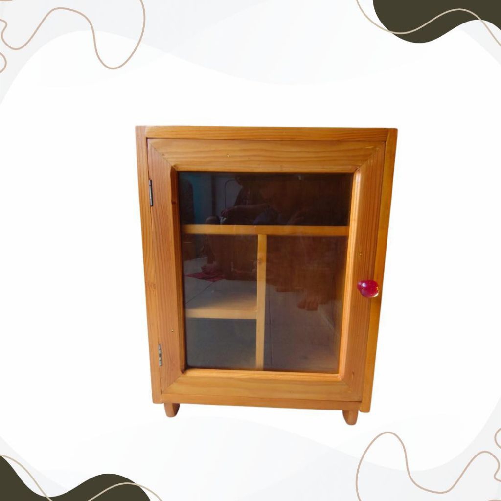 kotak obat P3K dari bahan kayu jati belanda