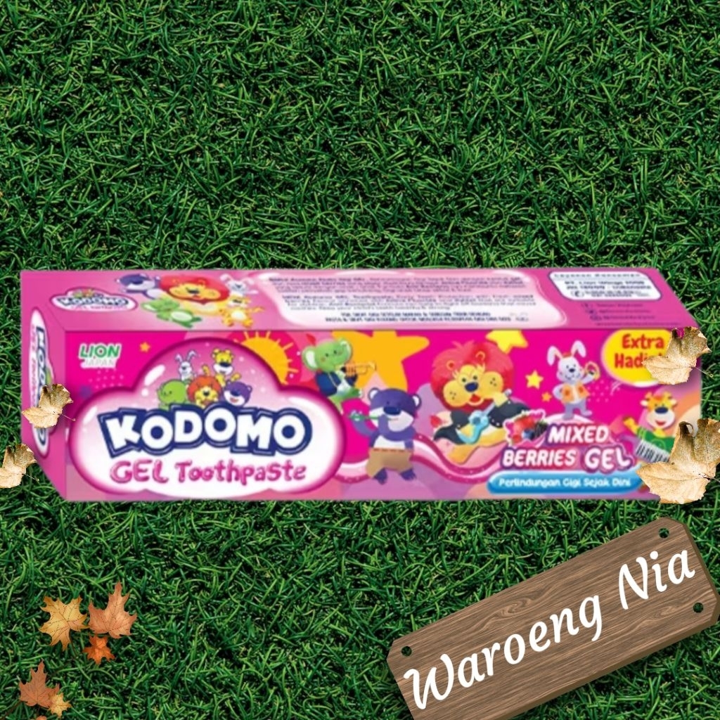 Kodomo Pasta Gigi Mixed Berries Gel 45 gr - Pasta Gigi Kodomo Anak - Odol Kodomo