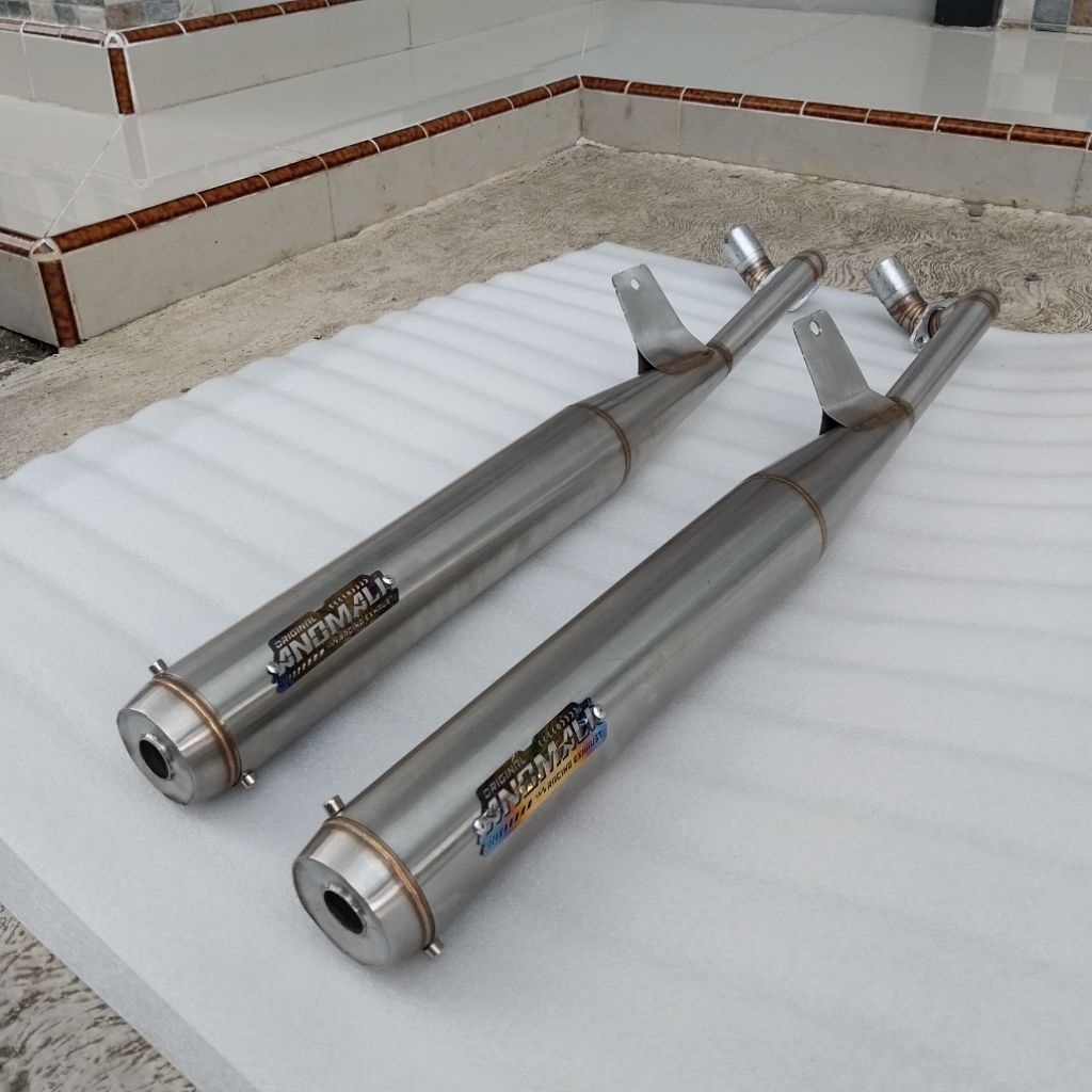 PIPA KNALPOT SUZUKI JETCOLD-RC100-RC100 BRAVO RC100 SPRINTER -RC80 -Motorcycle Racing Exhaust