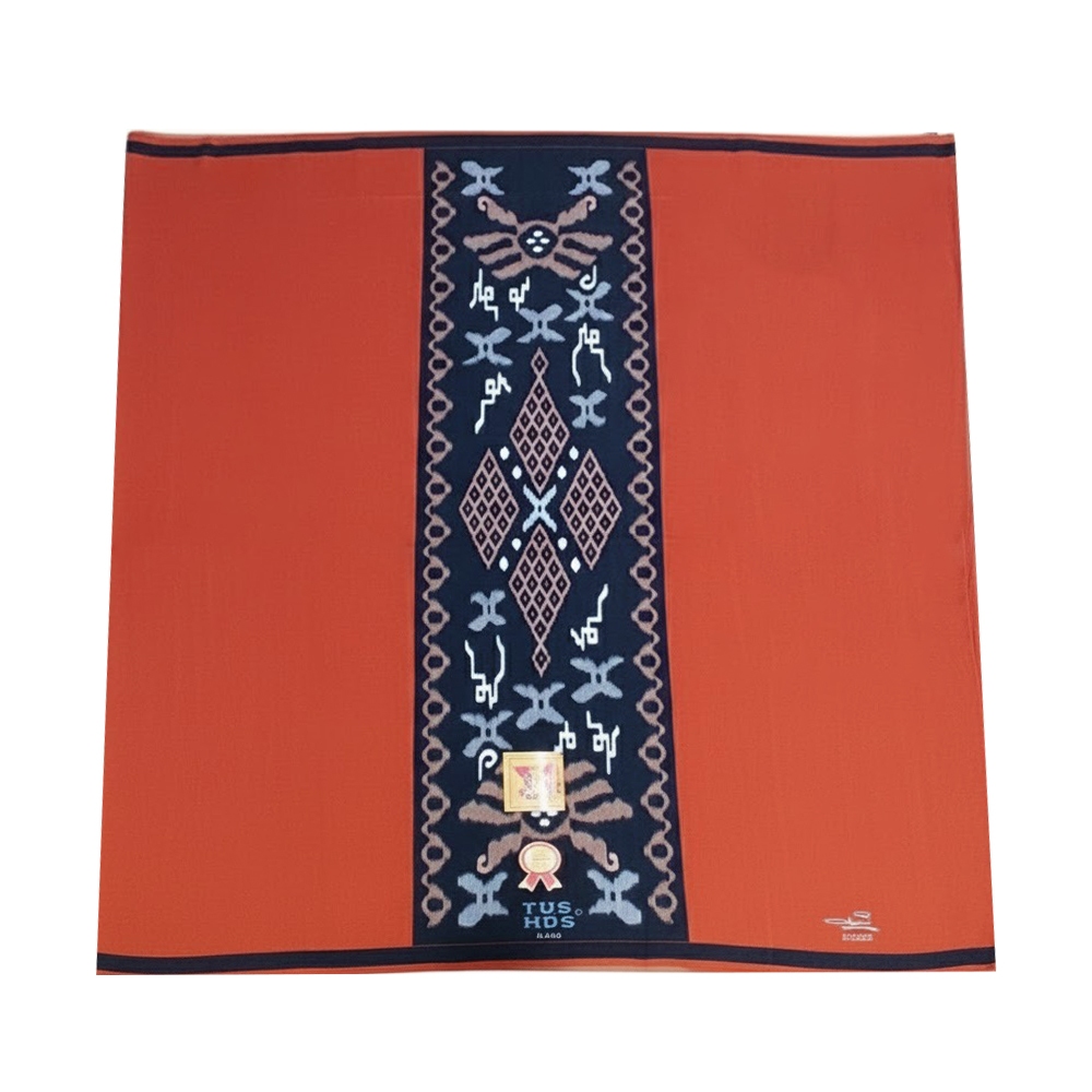 ( HDS ORANGE ) GROSIR SARUNG HDS POLOS WARNA ORANGE DEWASA